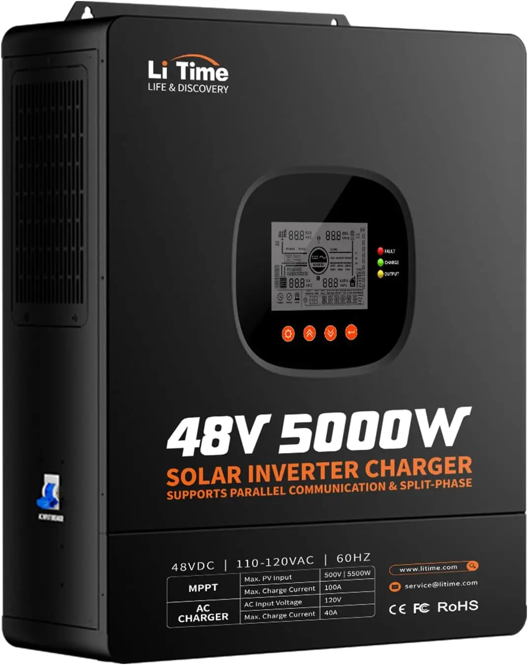 Parallel Solar Inverter 48V 5000W Mppt - Inverter a Onda Sinusoidale Pura LiTime