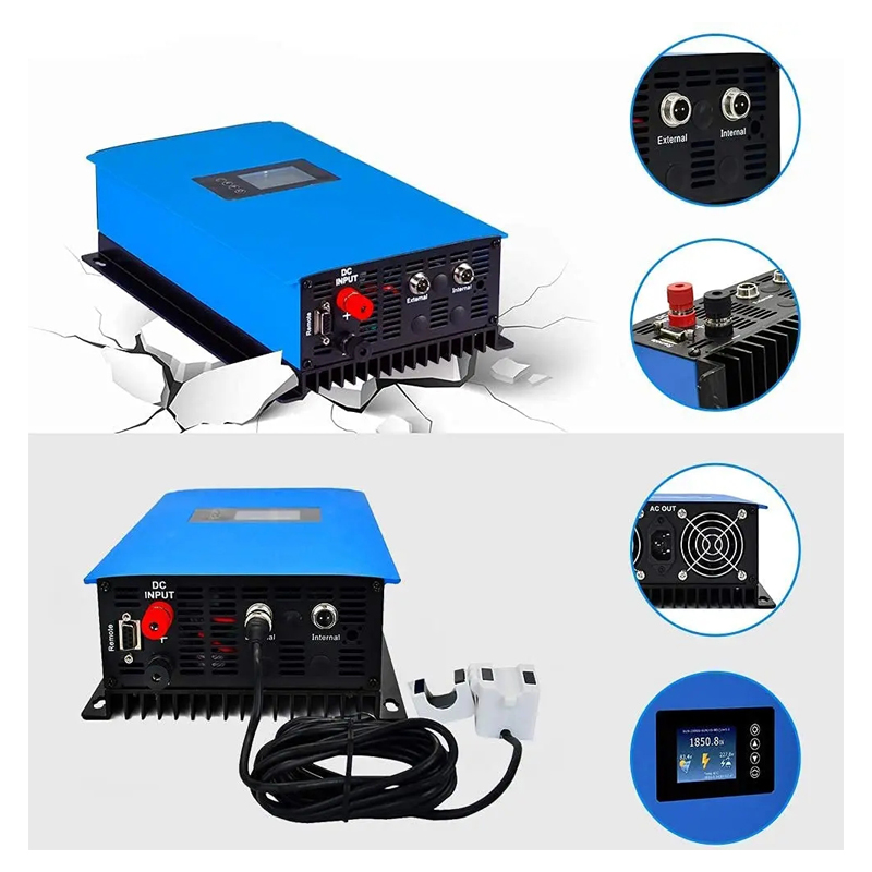 Grid Tie Inverter Limiter 2000W - 1000W 2000W Energia Eolica Grid Tie