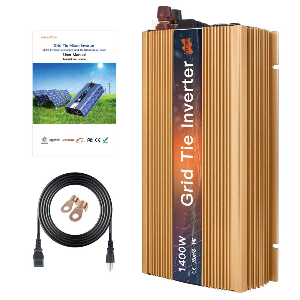 Micro Inverter 1400W Solar Grid Tie - 1400W 10.5 - 50VDC a AC90