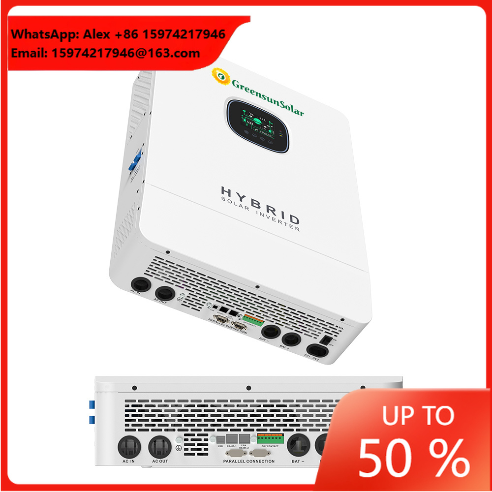 Hybrid Solar Inverter 5.5Kw Mppt 48V - Inverter Solare Ibrido MPPT US 120/240V,