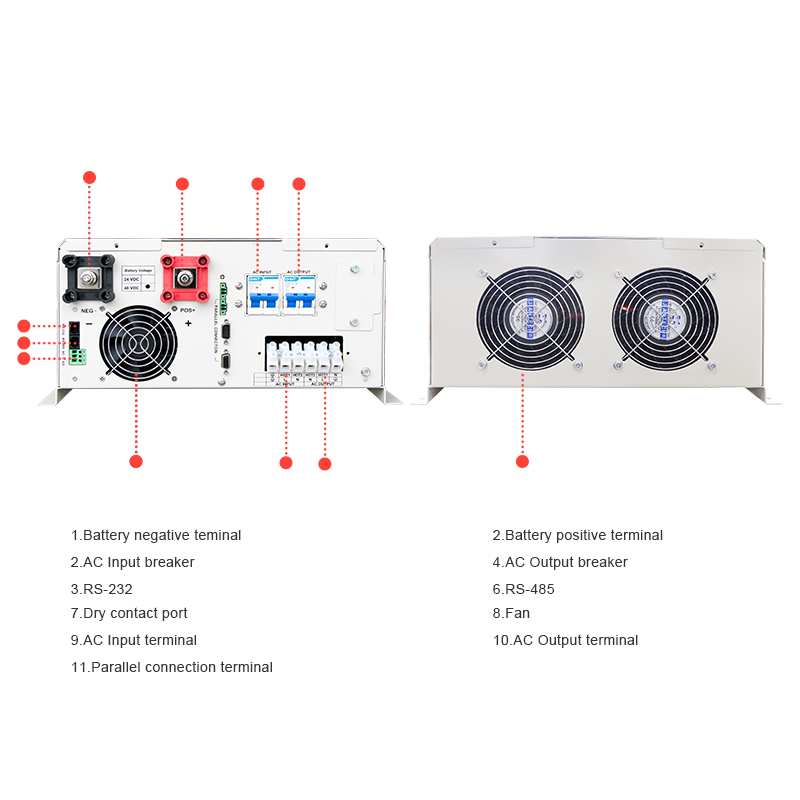 Convertitore solare 110V/220V  - Split Phase Inverter 10Kw 110V 220V recensione e prezzo
