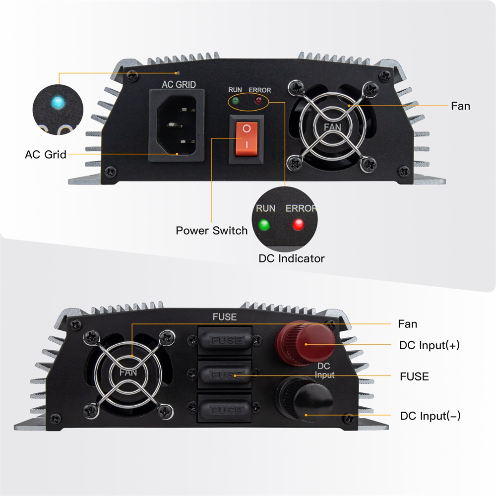 Micro inverter solare con coll - Micro Inverter 1400W Solar Grid Tie recensione e prezzo