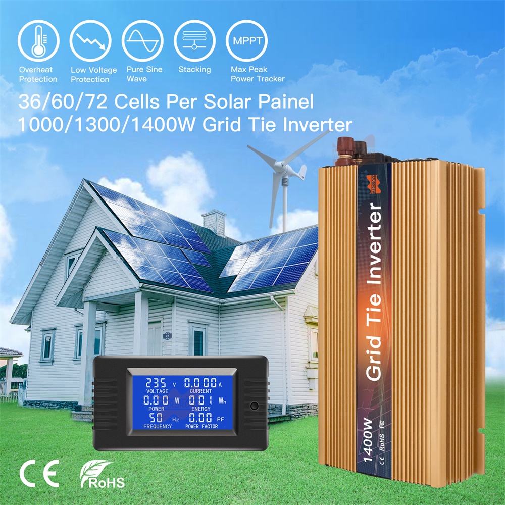 Microinverter Solare Grid-Tie  - Micro Inverter 1400W Solar Grid Tie recensione e prezzo