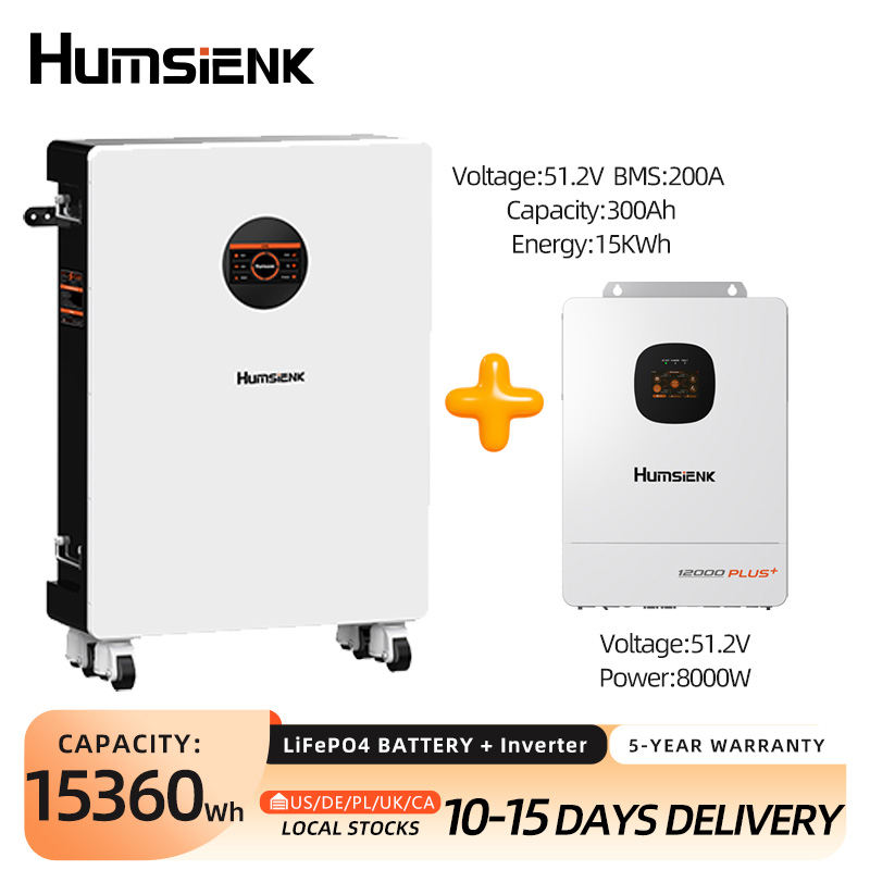 Batteria LiFePO4 Humsienk 48V  - Mppt Hybrid Inverter 48V 8Kw 3 Phase recensione e prezzo
