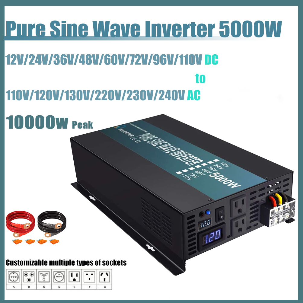 Off Grid Onda Sinusoidale Pura - Pure Sine Wave Inverter 5000W 48V 220V recensione e prezzo