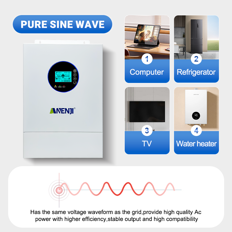 Inverter Solare Ibrido ANENJI  - Off Grid Solar Inverter 48V 6000W recensione e prezzo