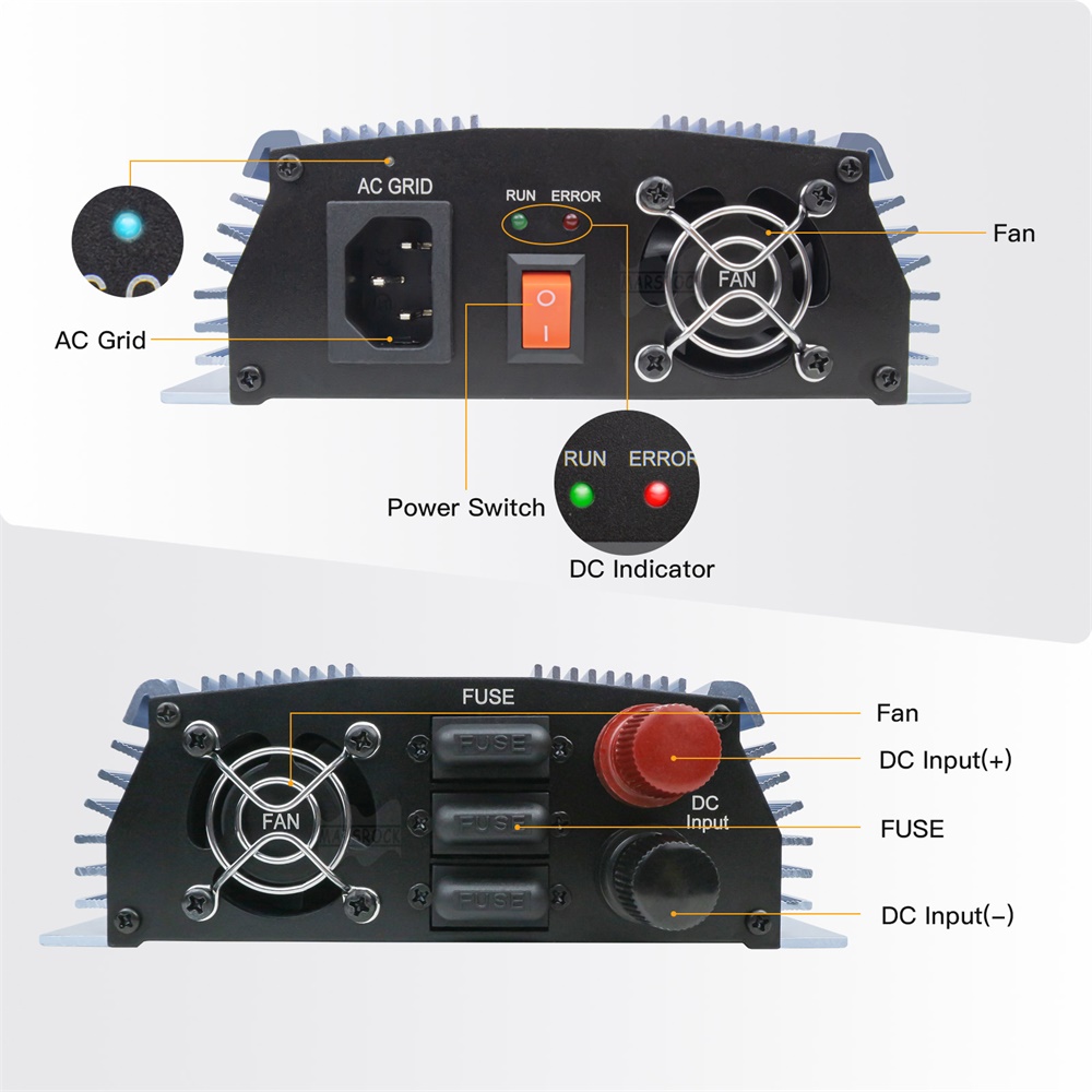 Microinverter Solare Grid-Tie  - Micro Inverter 1400W Solar Grid Tie recensione e prezzo