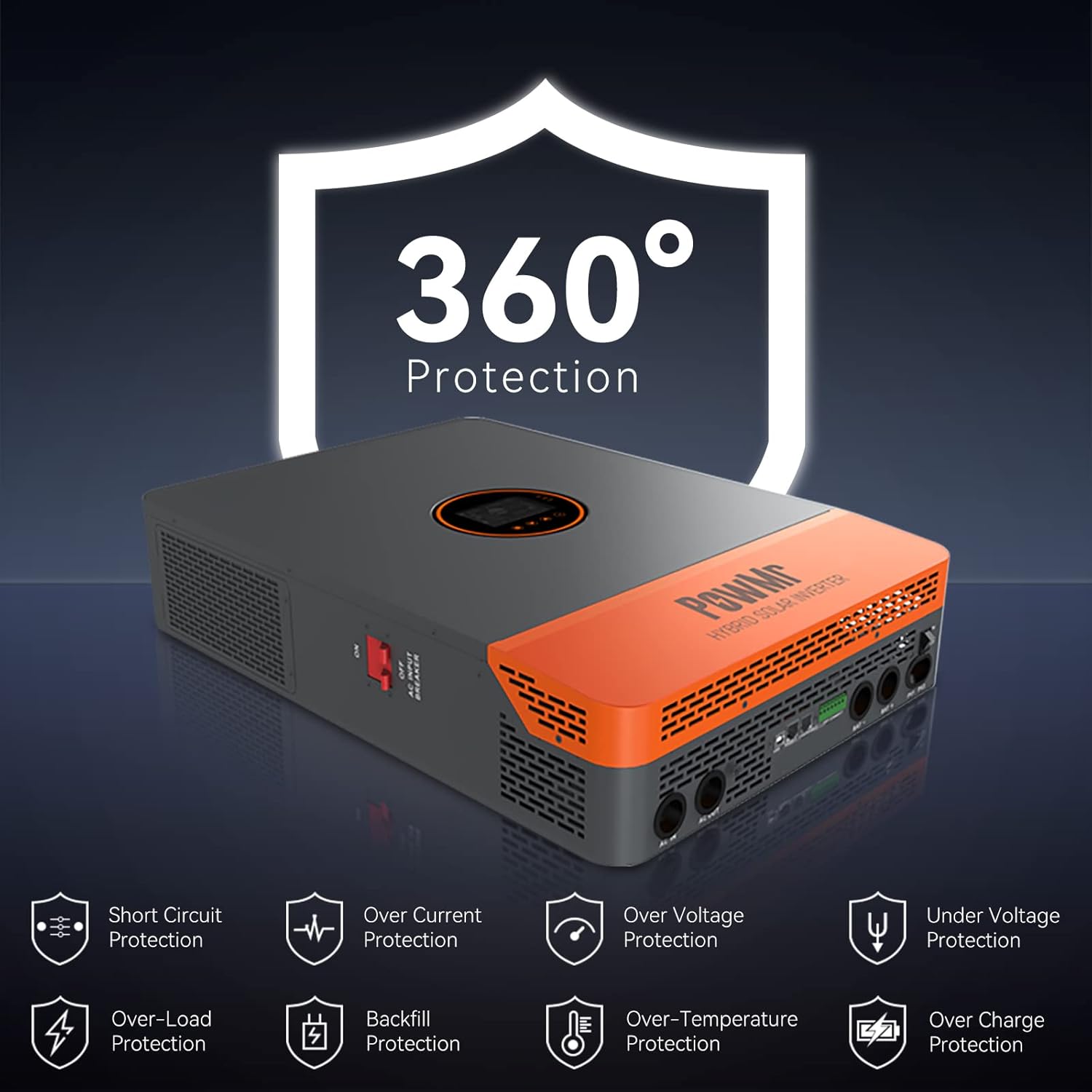 Inverter Ibrido Solare PowMr 1 - Split Phase Inverter 10Kw 110V 220V recensione e prezzo