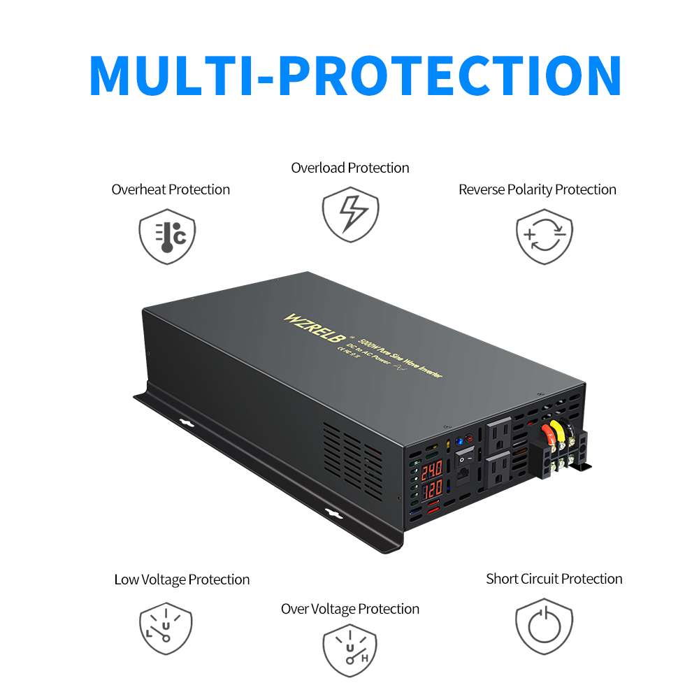 Affidabile inverter di energia - Pure Sine Wave Inverter 5000W 48V 220V recensione e prezzo