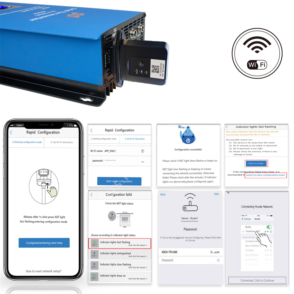 Onda sinusoidale pura 1000 V 2 - Grid Tie Inverter Limiter 2000W recensione e prezzo